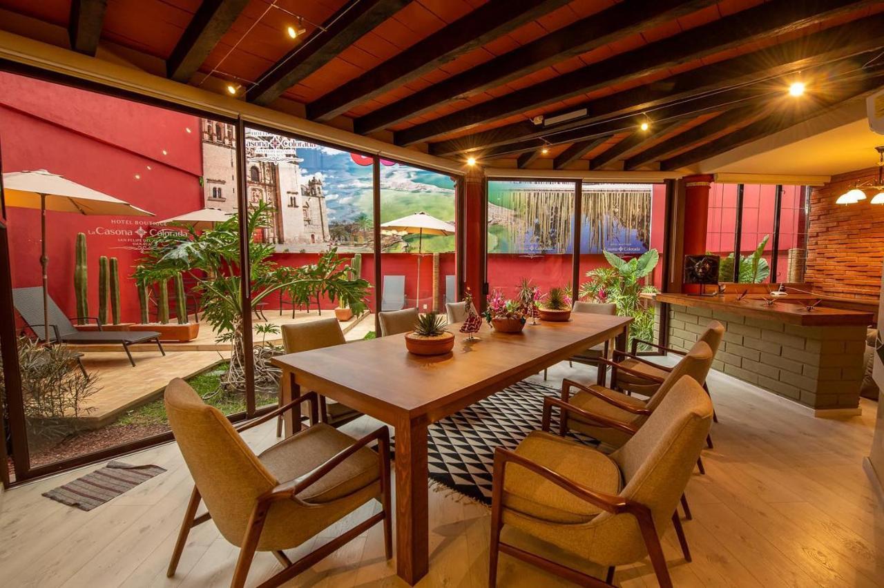 ホテル La Casona Colorada San Felipe Del Agua オアハカ州 エクステリア 写真